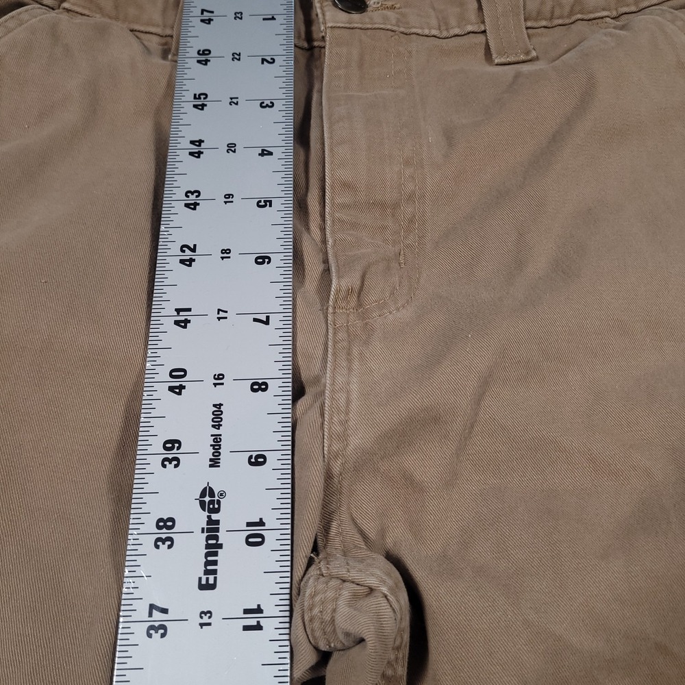 Carhartt Carpenter Pants Mens 36x30 Tan 100% Cotton Relaxed Fit Workwear Utility - Picture 5 of 12